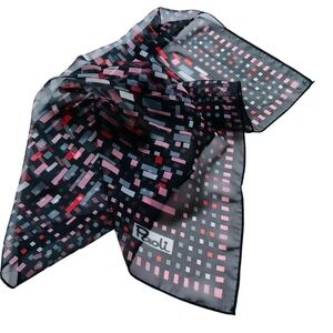 Vintage Paoli sheer square scarf